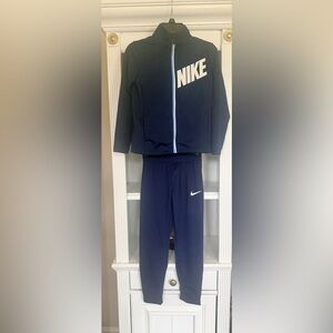 Nike Dark Blue Athletic Set with White Accents